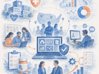 Healthcare technology consulting teams supporting digital transformation, cybersecurity, analytics, and scalable workforce solutions for a Fortune 500 health services enterprise.